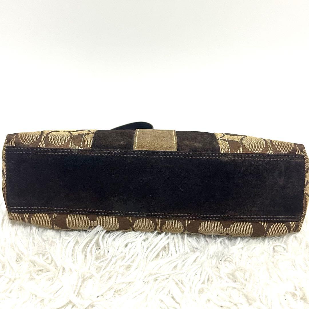 COACH コーチ ワンショルダー　アクセサリーポーチ シグネチャー　8K09