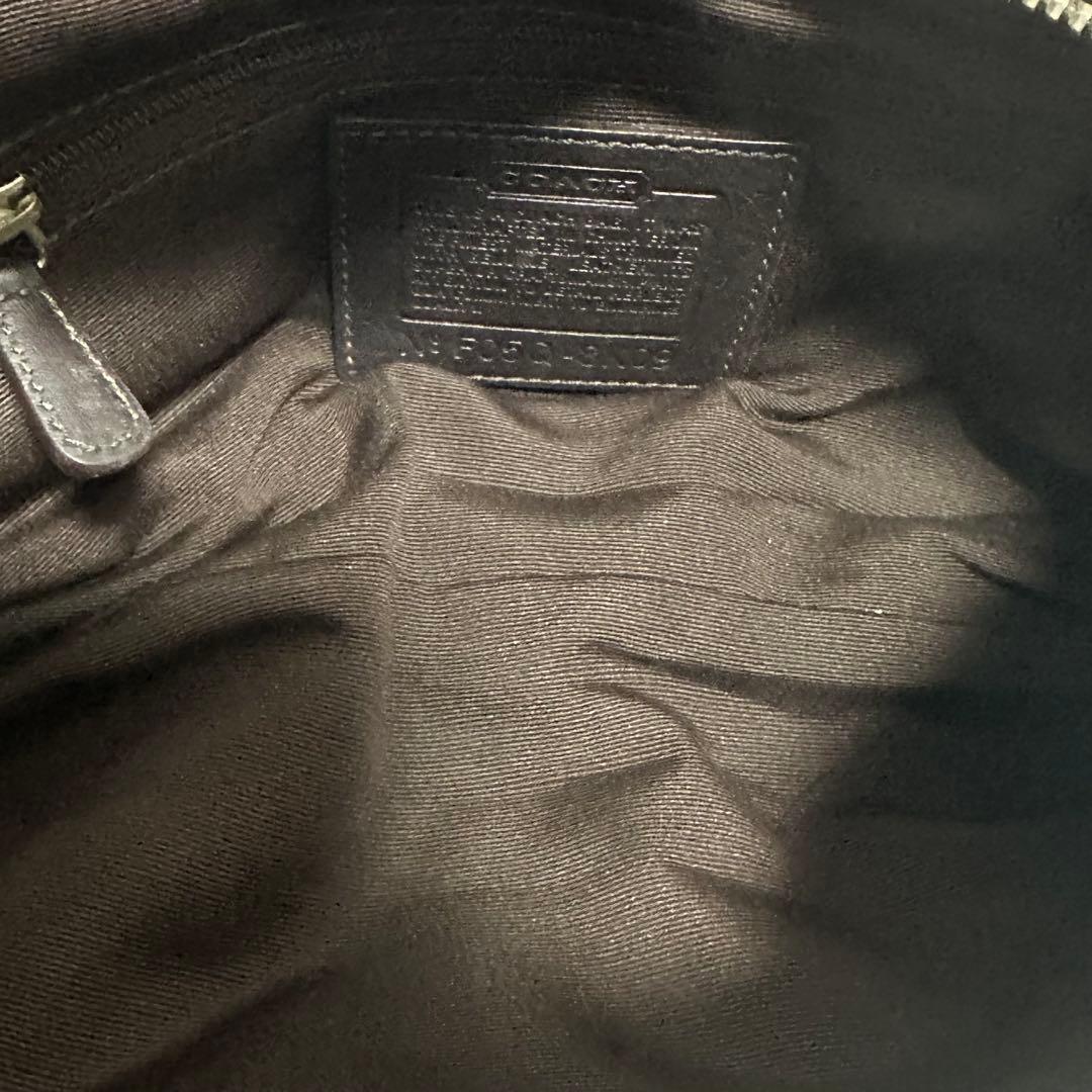 COACH コーチ ワンショルダー　アクセサリーポーチ シグネチャー　8K09