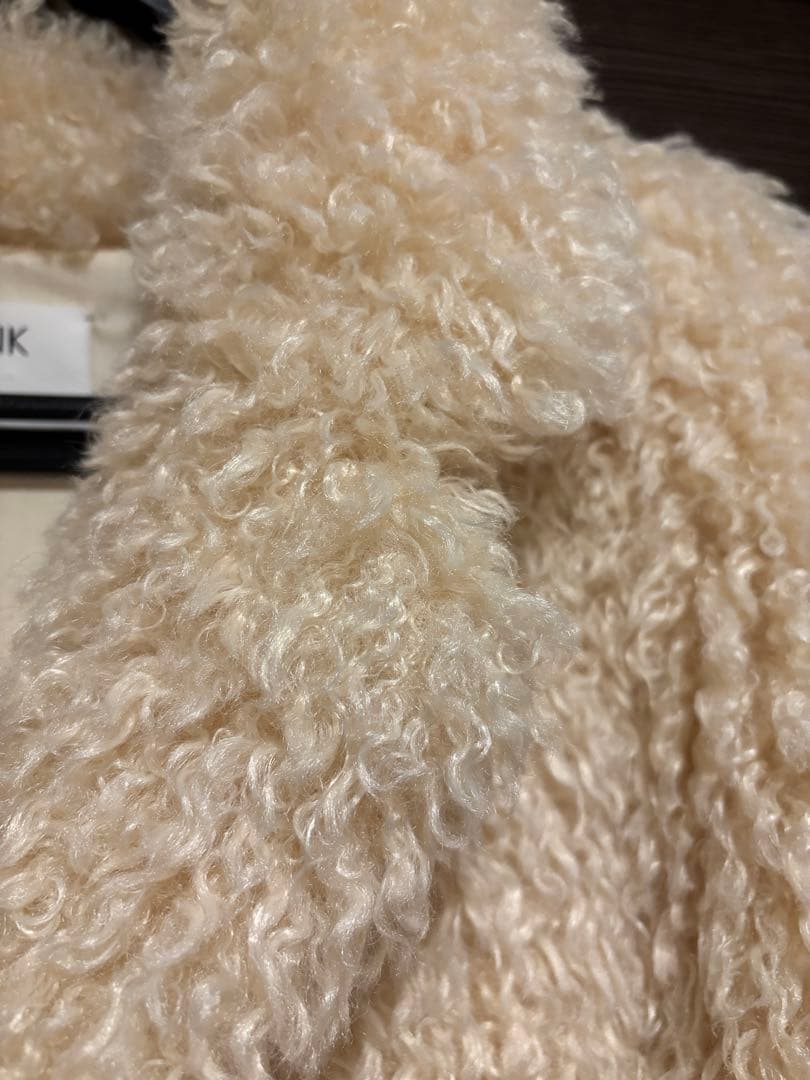 THINK FUR シンクファー エコファーコート ベビーピンク M 暖かい