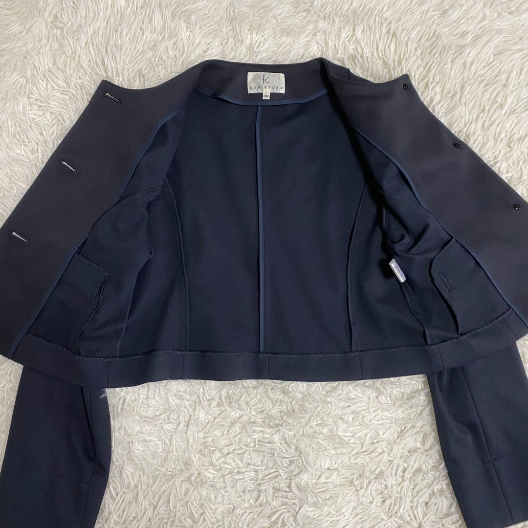美品✨組曲　フォーマルセットアップ　ワンピース＋ボレロ　紺　160cm 近年