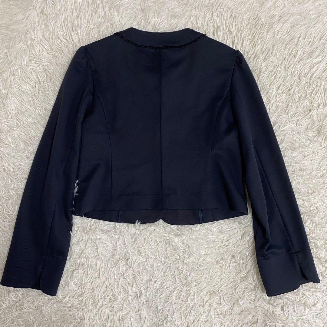 美品✨組曲　フォーマルセットアップ　ワンピース＋ボレロ　紺　160cm 近年