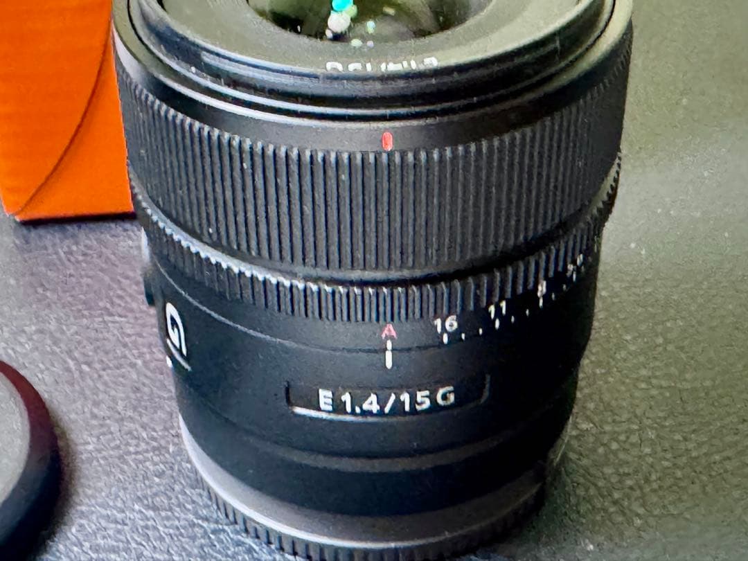 【美品】SONY E 15mm F1.4 広角 単焦点レンズ SEL15F14G