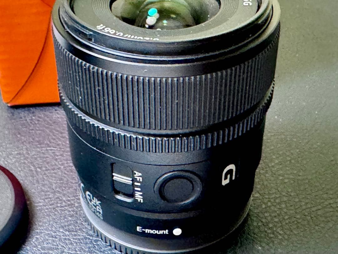【美品】SONY E 15mm F1.4 広角 単焦点レンズ SEL15F14G
