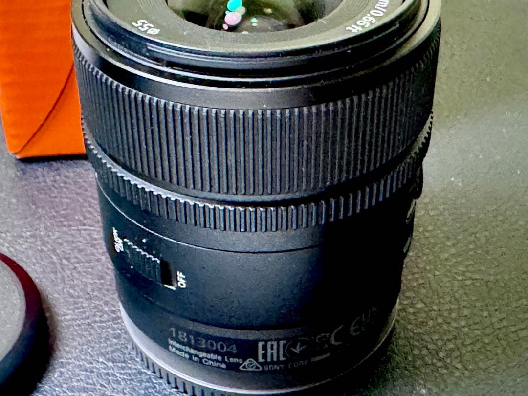 【美品】SONY E 15mm F1.4 広角 単焦点レンズ SEL15F14G