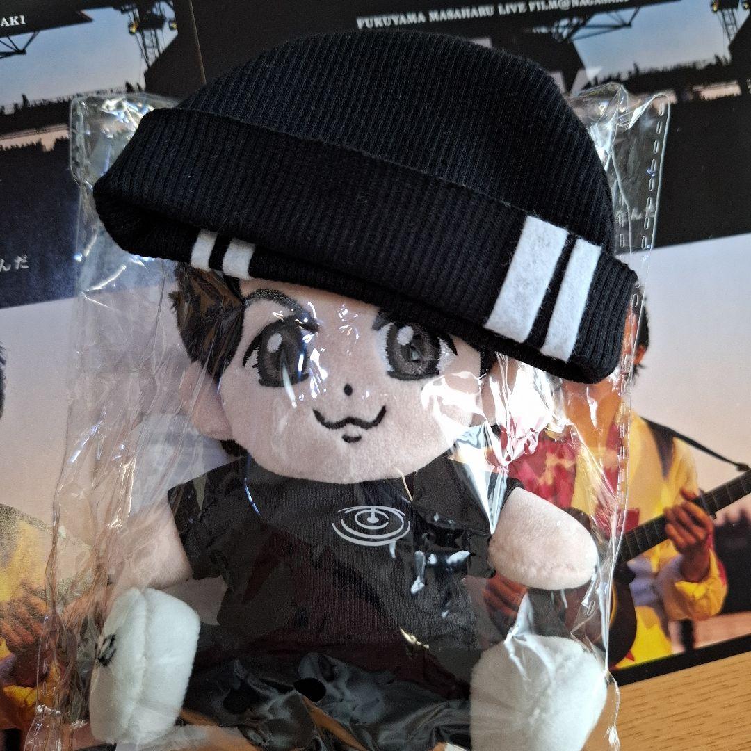 ひっぴ　福山雅治ちびぬい限定　ちぃましゃ　ニット帽風　ポーチ（ホワイト）