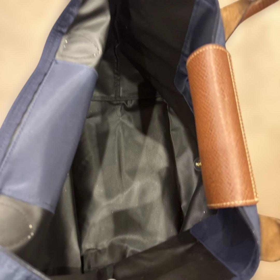 LONGCHAMP ル プリアージュハンドバッグ Lサイズ ネイビー