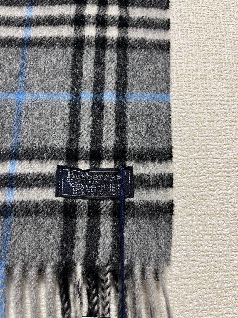BURBERRY　バーバリー　マフラー　カシミア100％　タグ付き未使用品