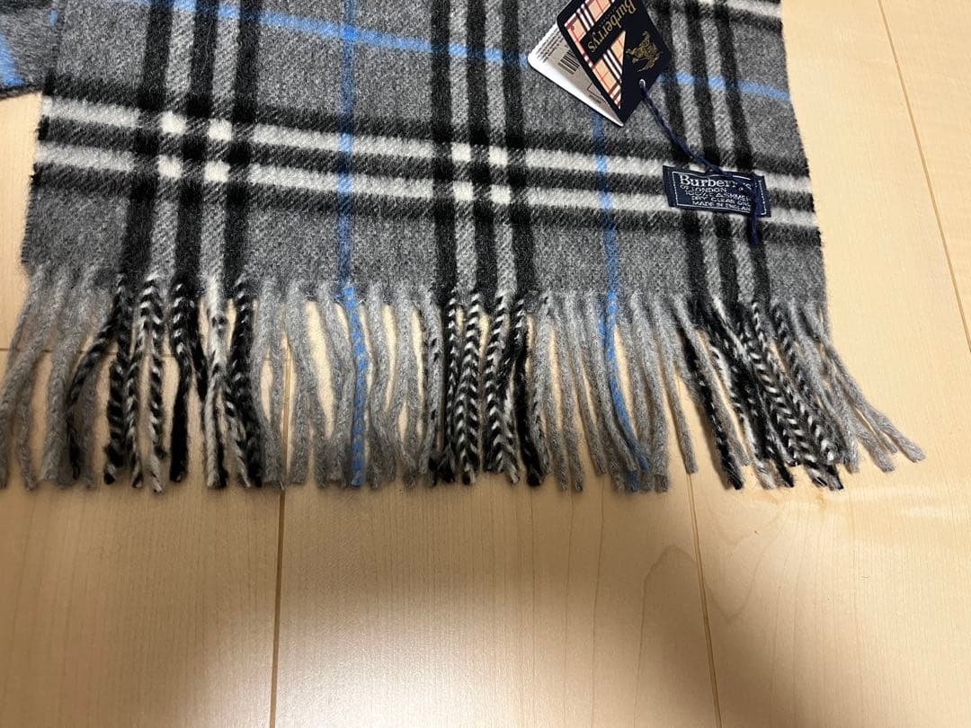 BURBERRY　バーバリー　マフラー　カシミア100％　タグ付き未使用品