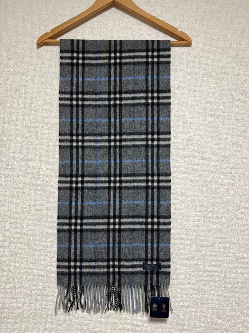 BURBERRY　バーバリー　マフラー　カシミア100％　タグ付き未使用品