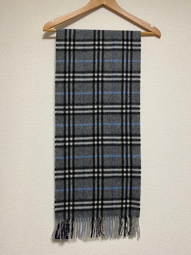 BURBERRY　バーバリー　マフラー　カシミア100％　タグ付き未使用品