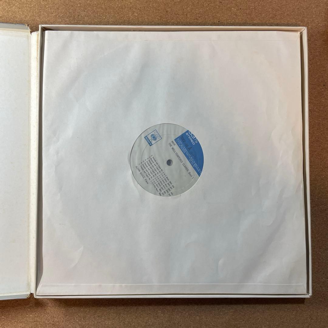 グレン・グールド バッハ 平均律クラヴィーア曲集 4LP BOX 中古