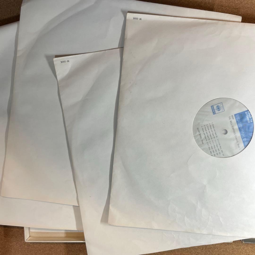グレン・グールド バッハ 平均律クラヴィーア曲集 4LP BOX 中古