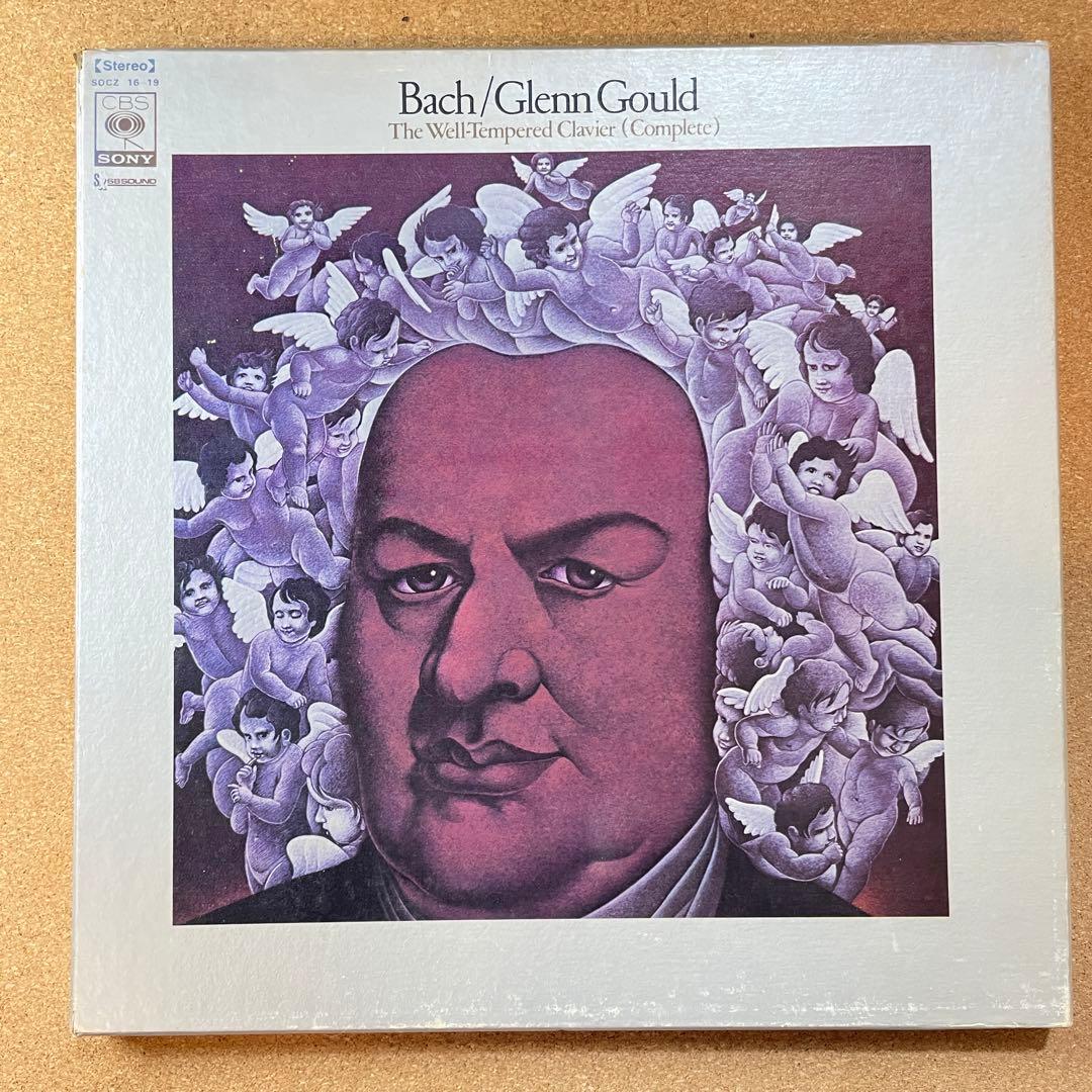 グレン・グールド バッハ 平均律クラヴィーア曲集 4LP BOX 中古
