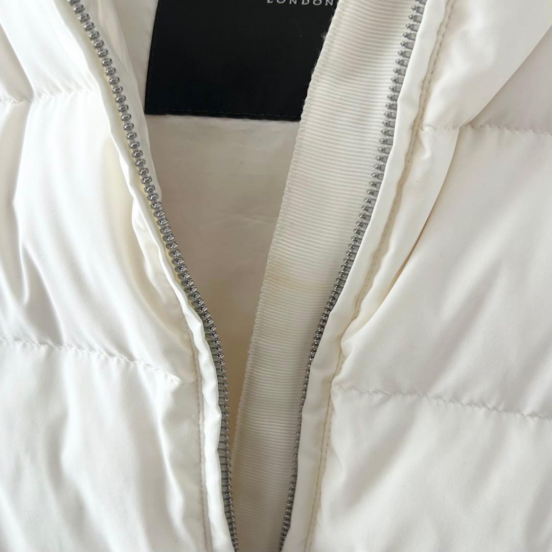 MACKINTOSHLONDON ダウンベスト　ホワイト　40
