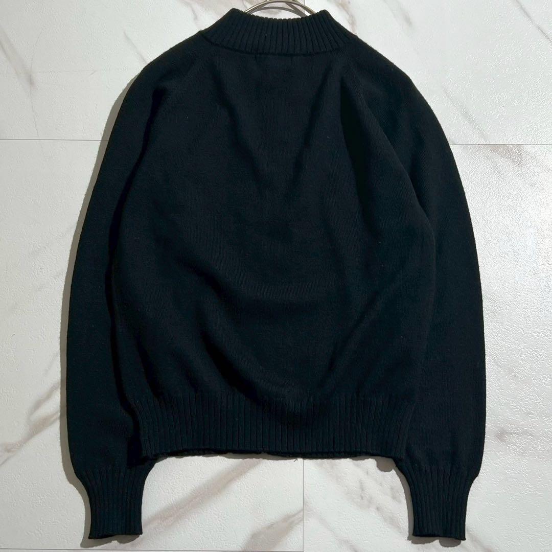 美品✨CELINE セリーヌトリオンフ ロゴ　ジップアップニット ジャケット