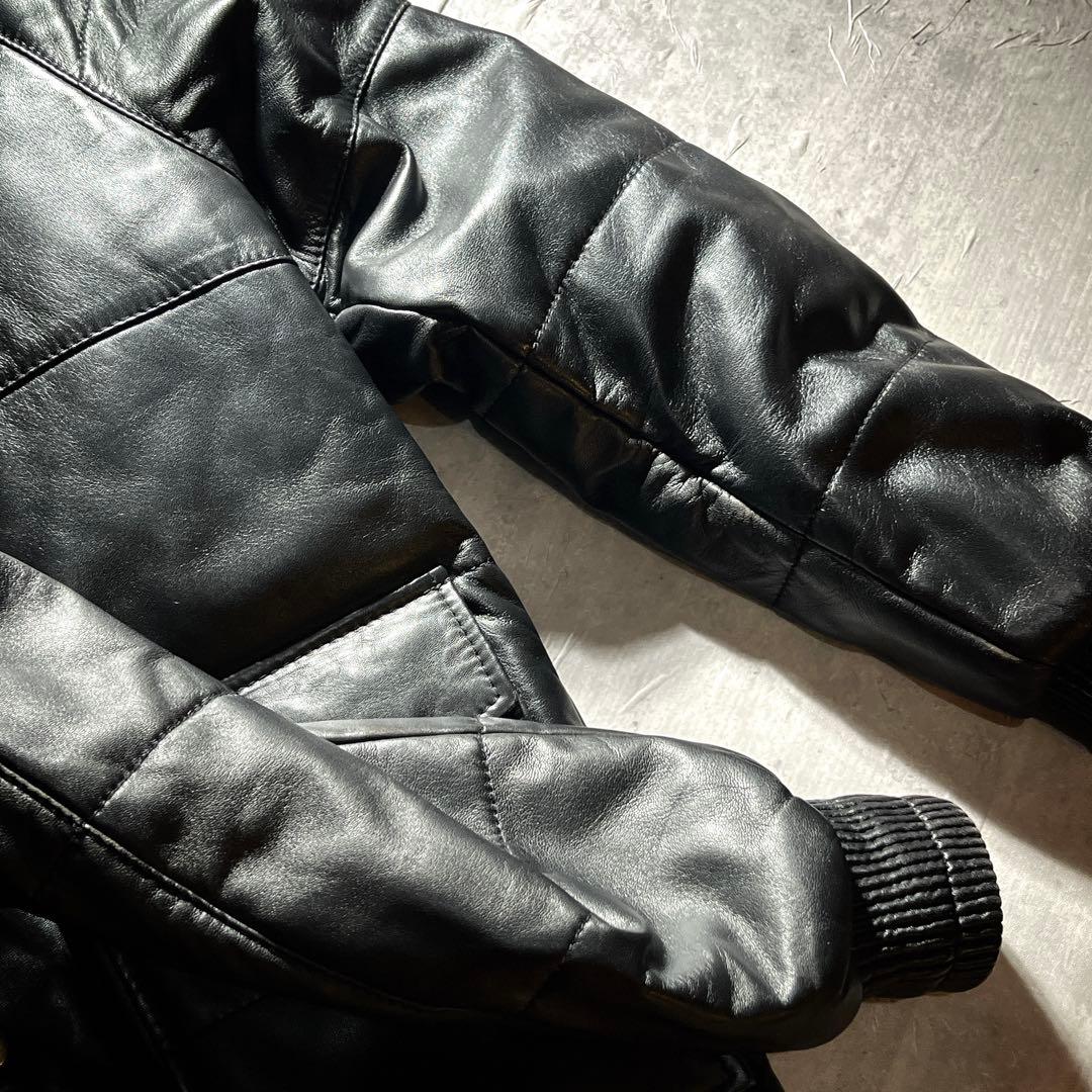 オール牛革　デグナー　レザージャケット　バイカー　バイクジャケット　本革　M