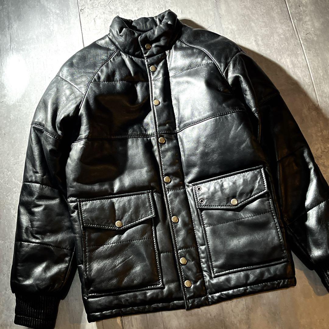 オール牛革　デグナー　レザージャケット　バイカー　バイクジャケット　本革　M