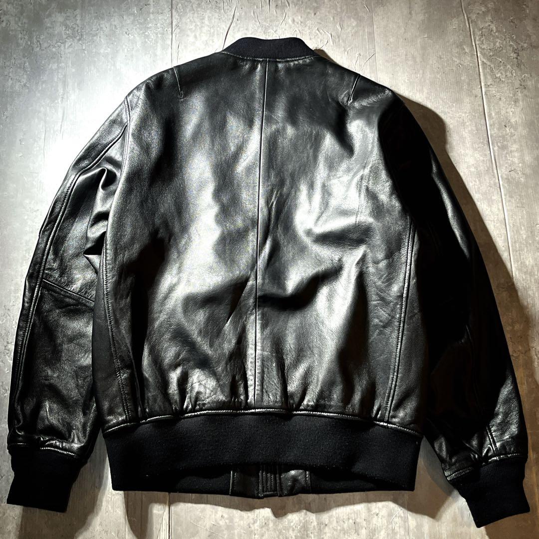 オール牛革　デグナー　レザージャケット　バイカー　バイクジャケット　本革　M