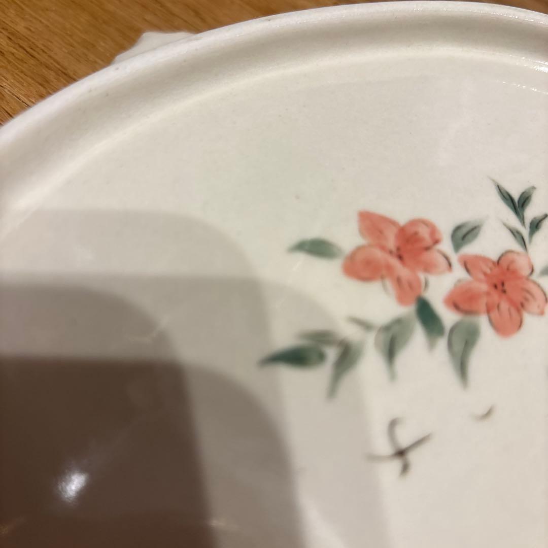 長谷川風子　スケッチ　八角形の鳥とフクロウの皿　オーバル