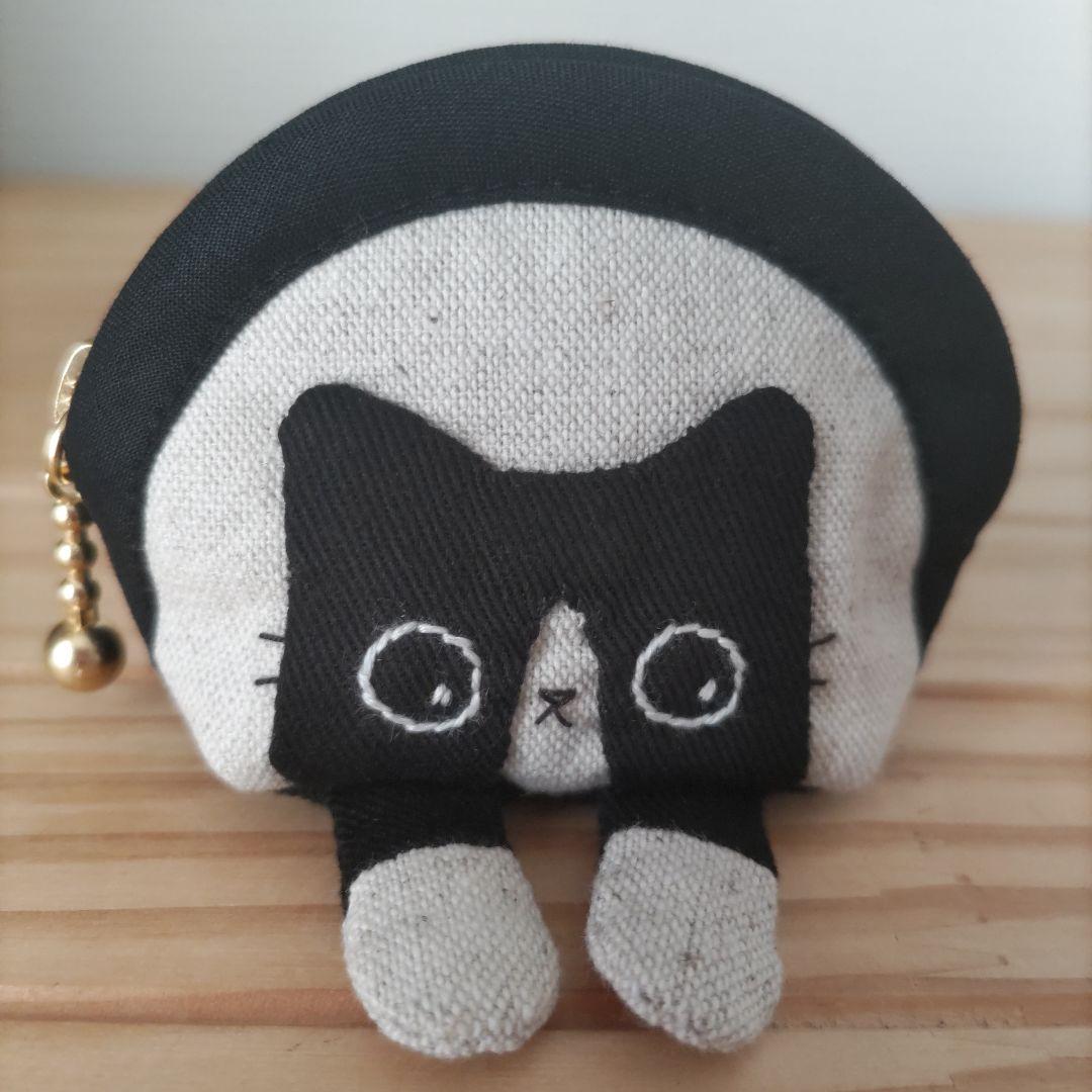 【ひめページ2】ミニミニポーチ☆黒猫、ハチワレ猫