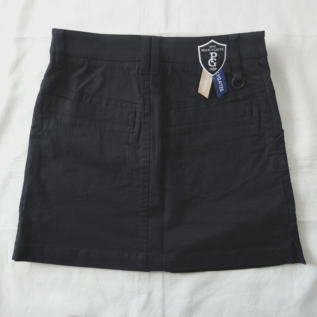 新品！パーリーゲイツ PEARLYGATES ダイヤストレッチ ゴルフスカート黒