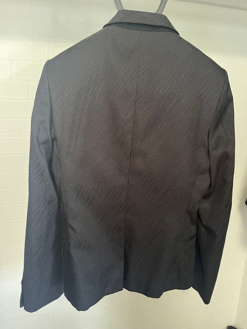 トルネードマート　ゼブラ柄ブラックスーツ 3点セット　上M 下S