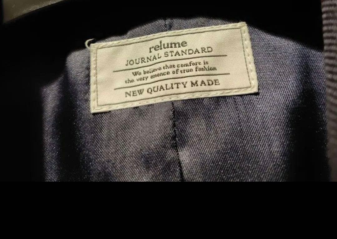 ジャーナルスタンダード　極美品T/Wギャバネイビーブレザー　ダブル　ジャケット