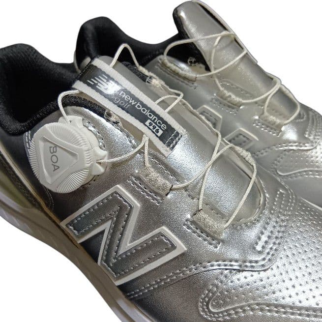 【新品】ニューバランス 996 ゴルフシューズ BOA シルバー