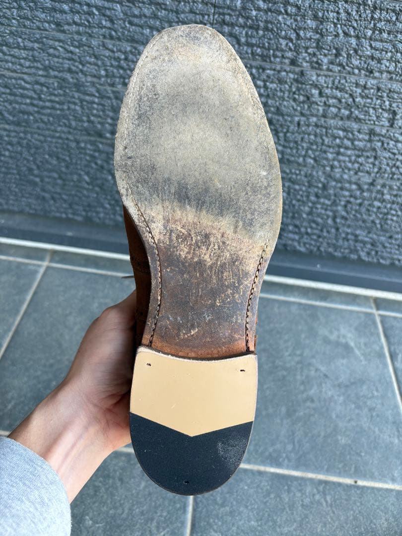 本日売り切り限定値引き中リーガルREGAL スエード茶色オーダー革靴26.5cm