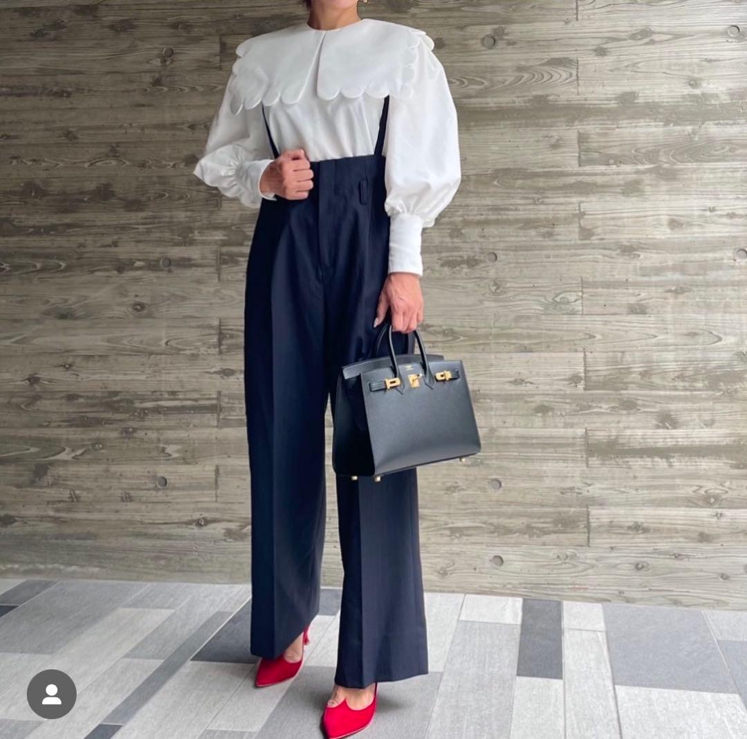 cygneシーニュ moss ワイドパンツ サロペット