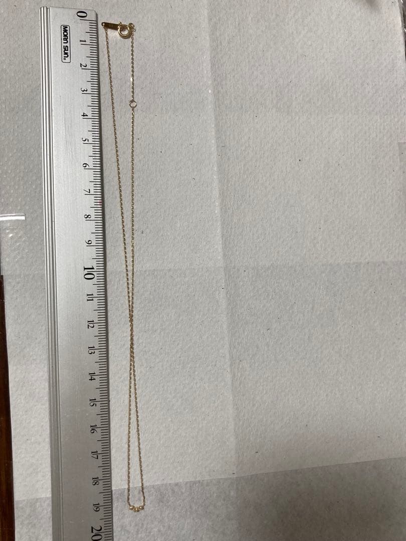 さ*ぼ様 美品　アガット　k10 ダイヤモンド　ネックレス