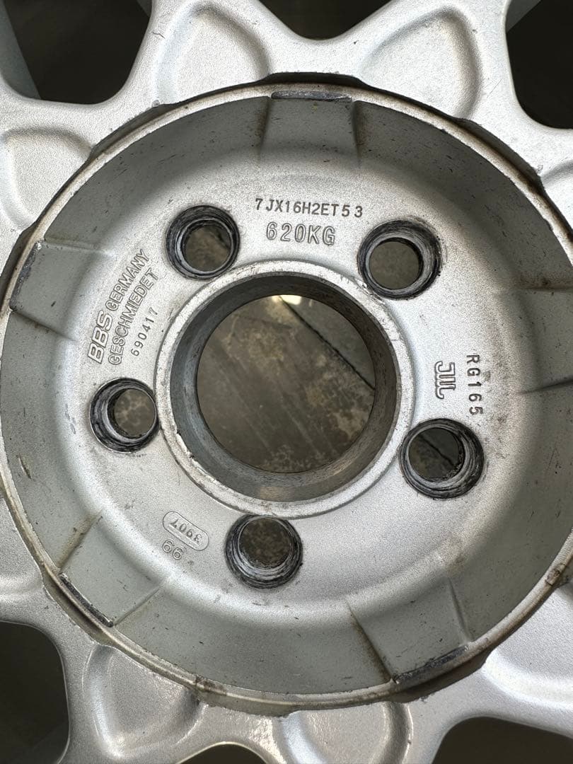 16インチ pcd100 5穴　BBS ホイールのみ