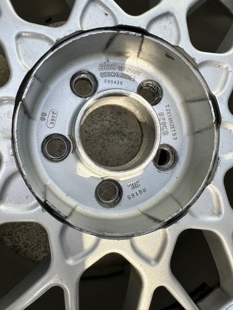 16インチ pcd100 5穴　BBS ホイールのみ