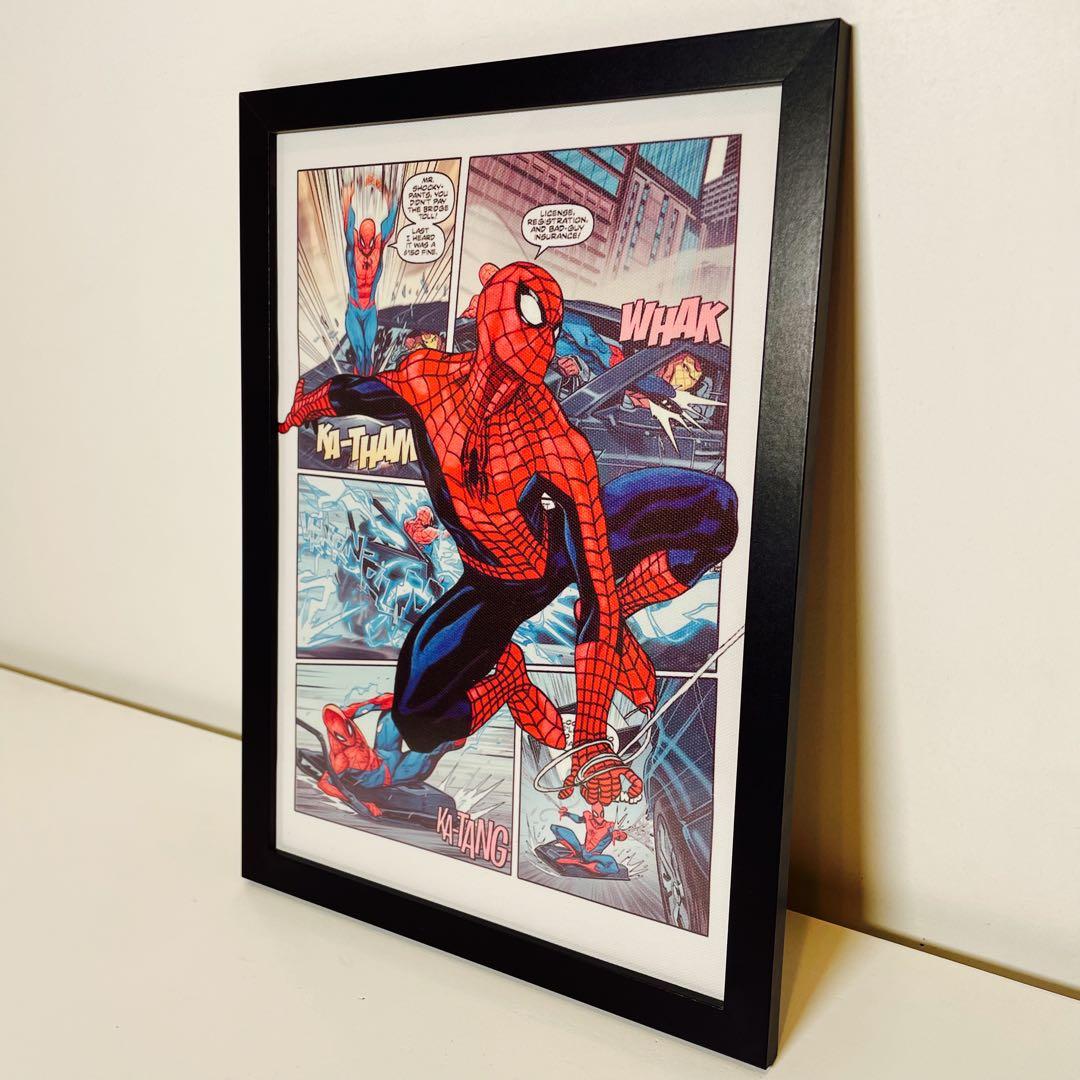 【専用出品】額付きポスター アメコミ 4枚セット(新品)