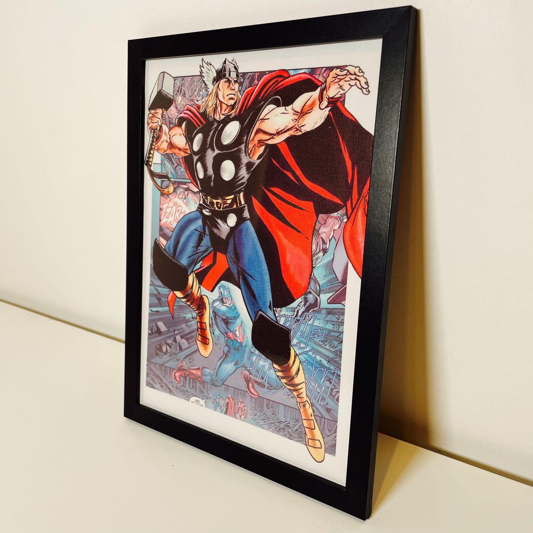 【専用出品】額付きポスター アメコミ 4枚セット(新品)