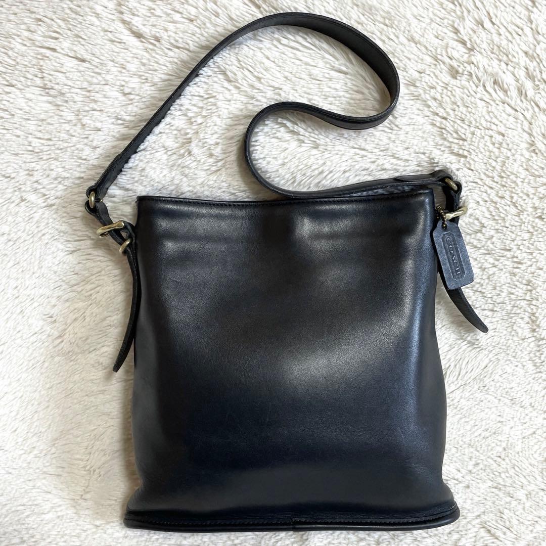 美品 オールドコーチ COACH クロスボディ オールレザー ショルダーバッグ