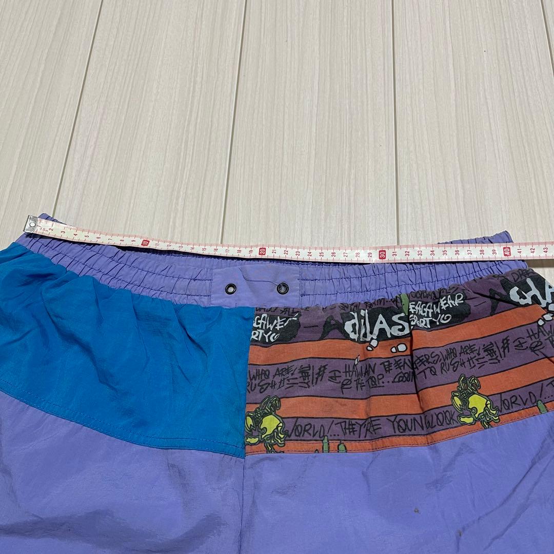 エ*ー様 【激レア】adidas stussy 80s ショットパンツナイロン
