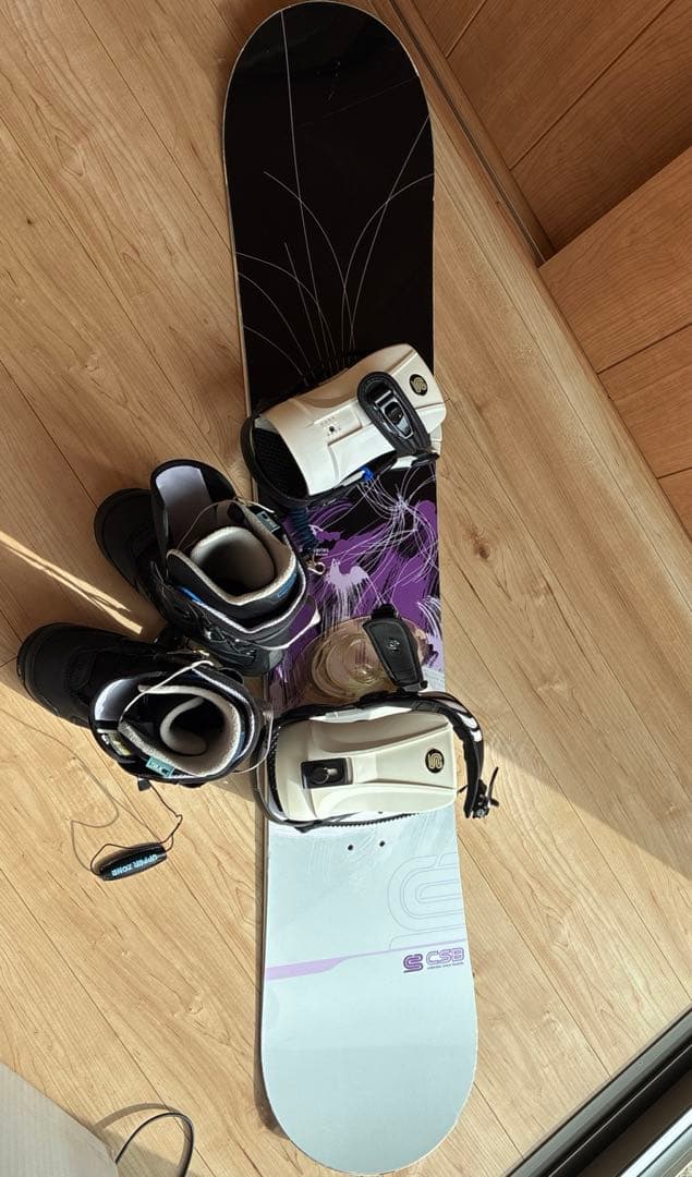 スノーボード(CSB)、ブーツ(burton)セット