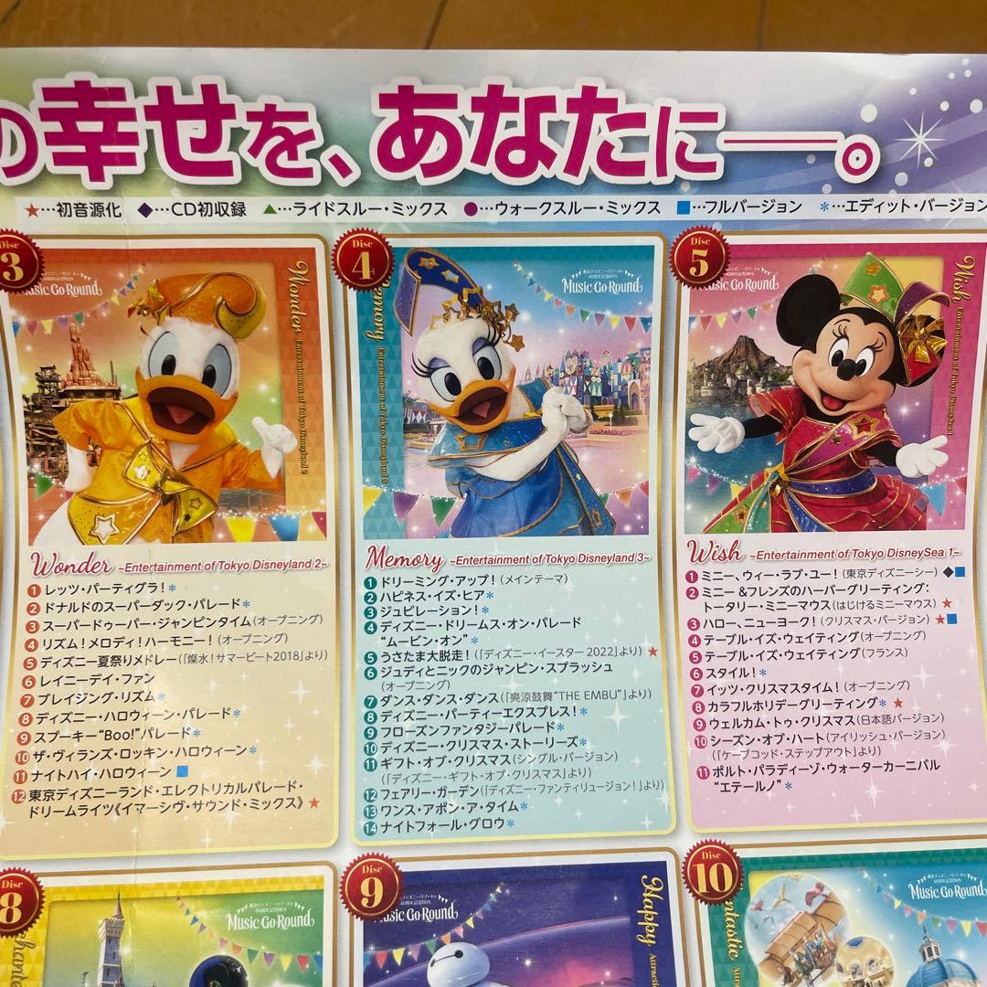 ディズニーリゾート40周年記念BOX Music go Round