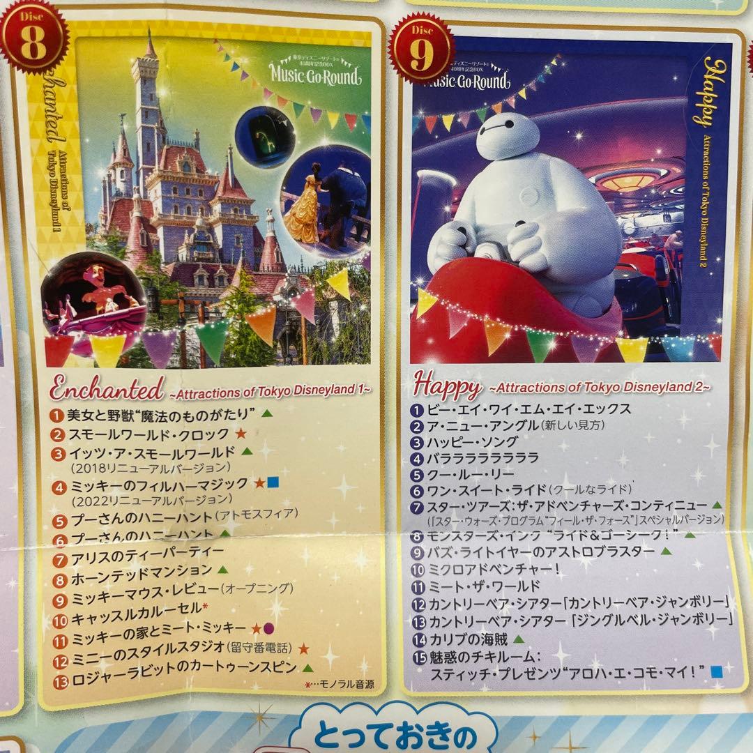 ディズニーリゾート40周年記念BOX Music go Round