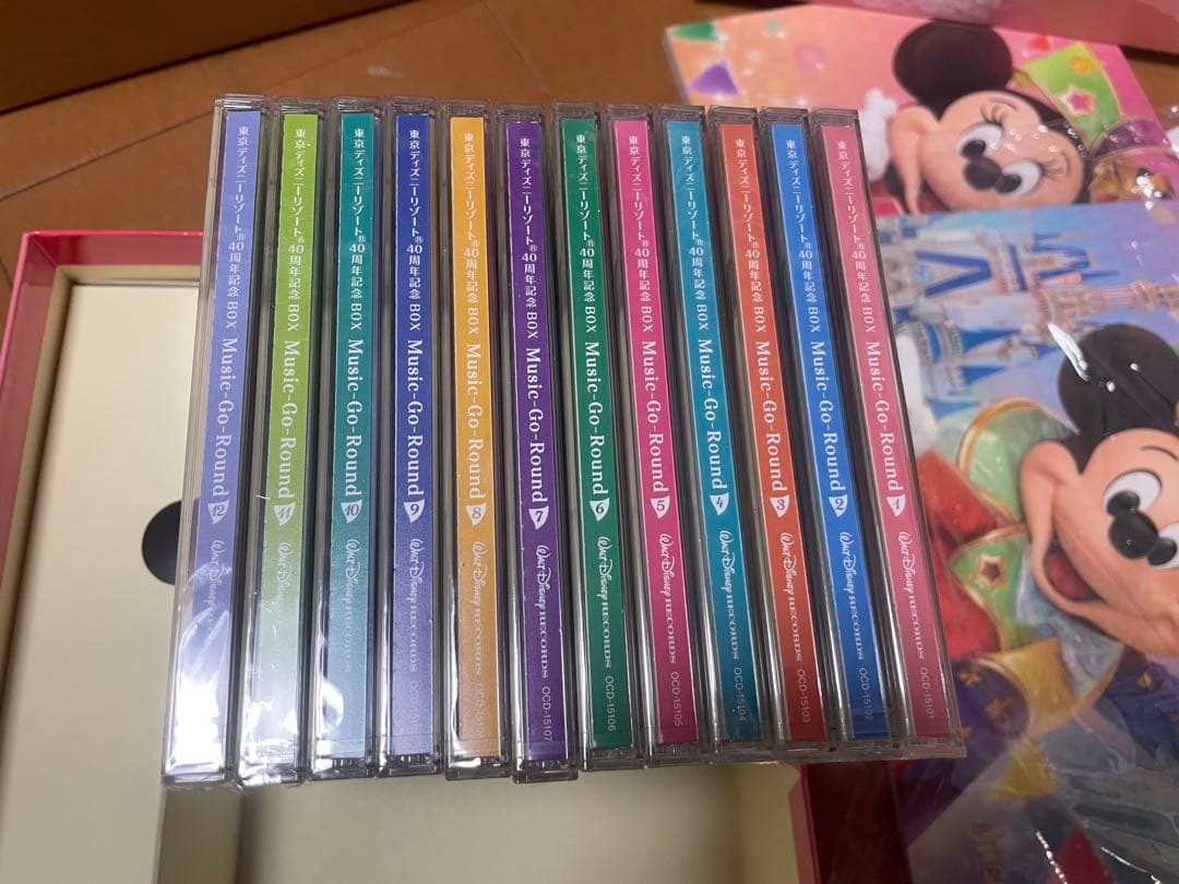 ディズニーリゾート40周年記念BOX Music go Round