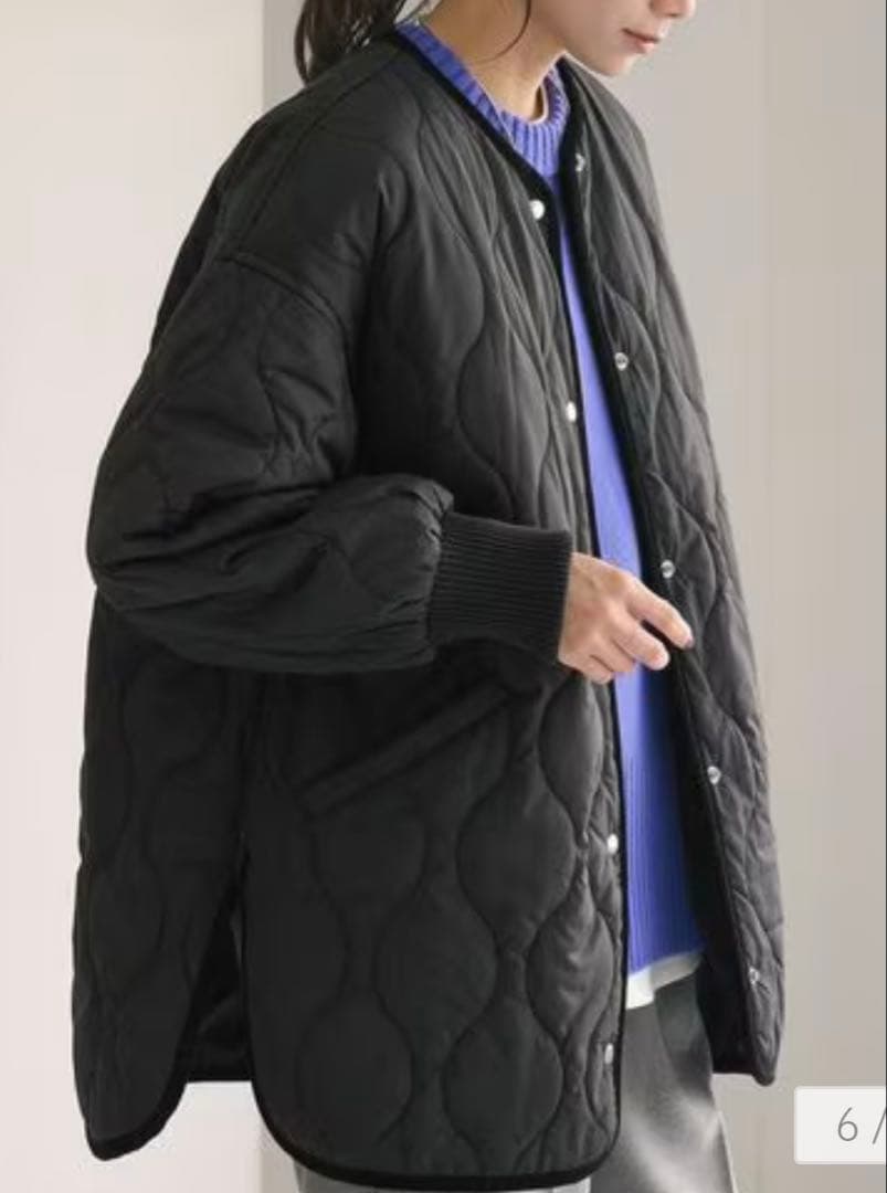 グリーンレーベル　リバーシブルキルティングブルゾン XS-S