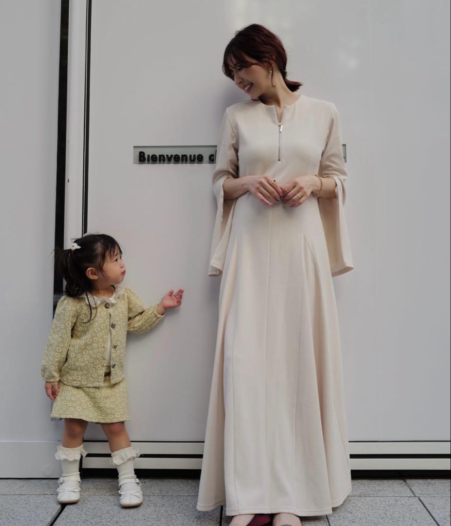 ワンピース MARQUE Front Zip Flare One-piece