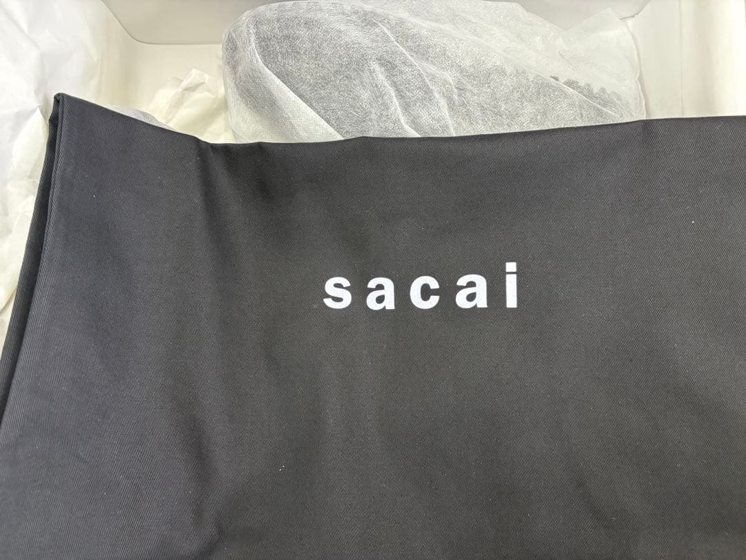 新品 箱 タグ付 サカイ sacai Rubber Boots バックジップ