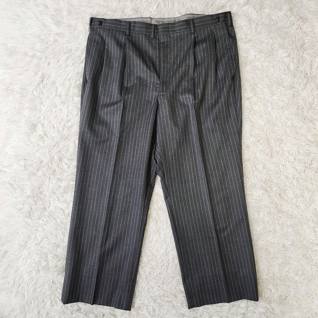 大きいサイズ ウエスト最大118cm オーダースーツ ダブル アジャスター付き