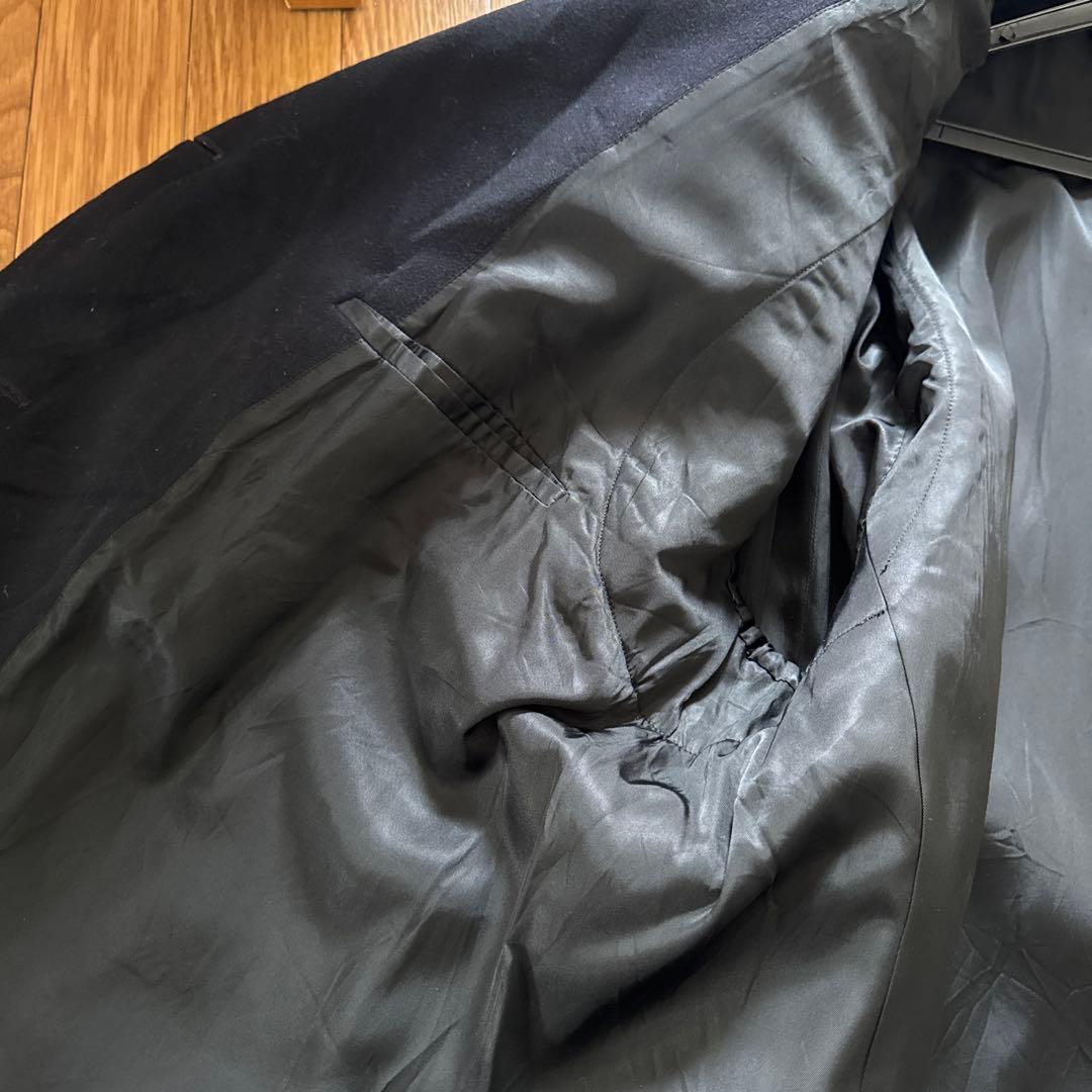 実物 US NAVY ピーコート ネイビー 2XL相当 ウール