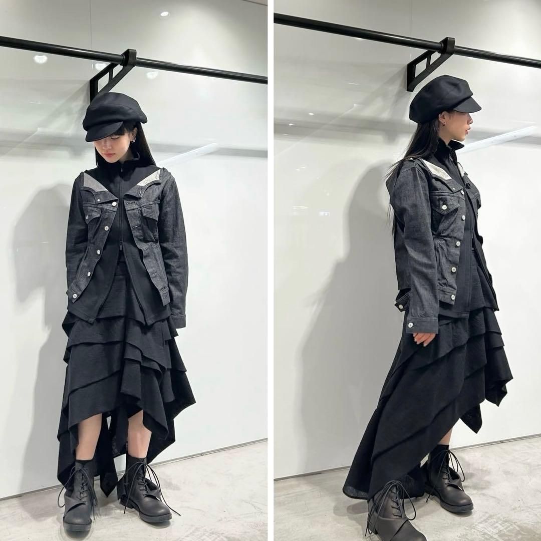 YohjiYamamoto 25aw ウールフランネル ドレープキャスケット