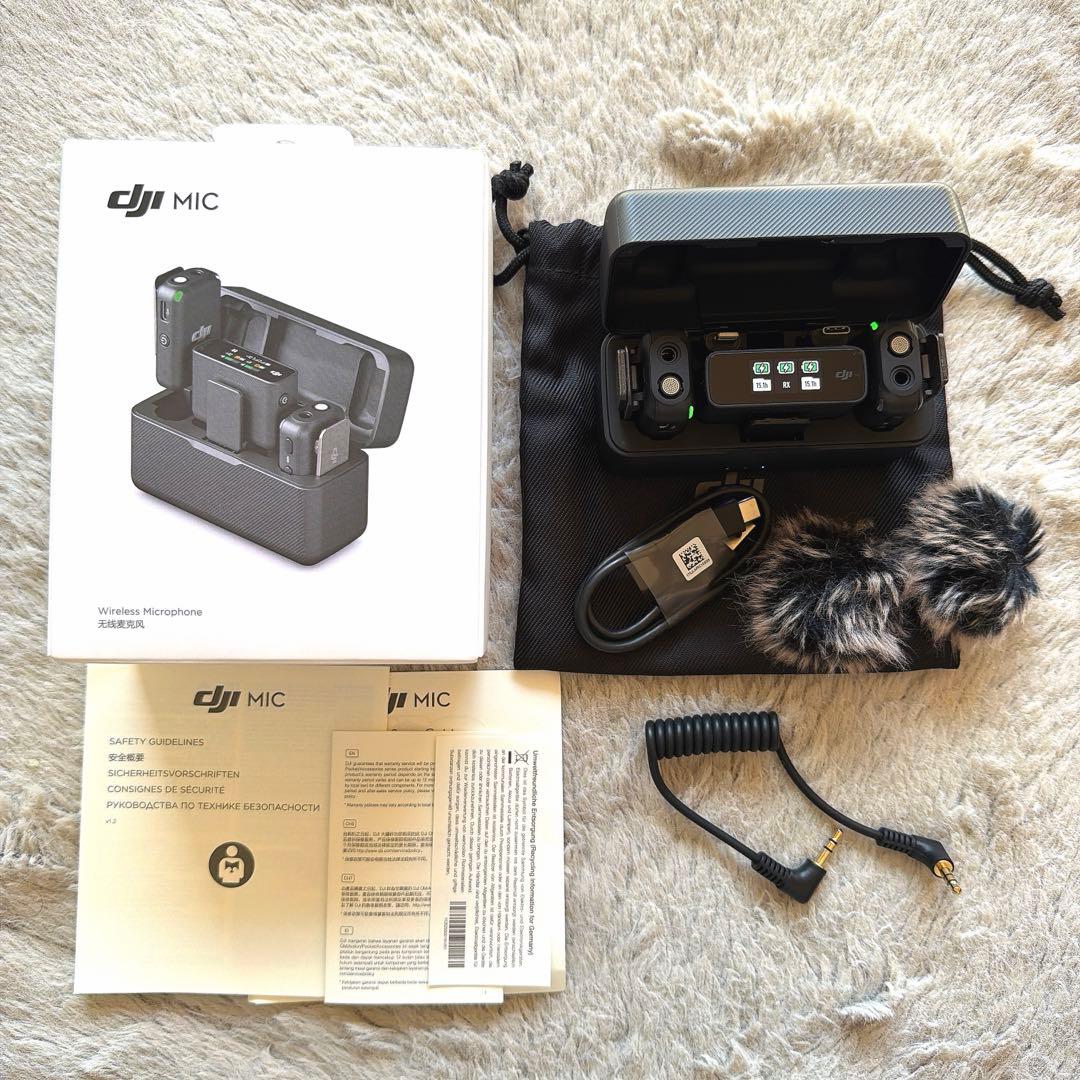 DJI MIC トランスミッター&レシーバー ワイヤレスマイク