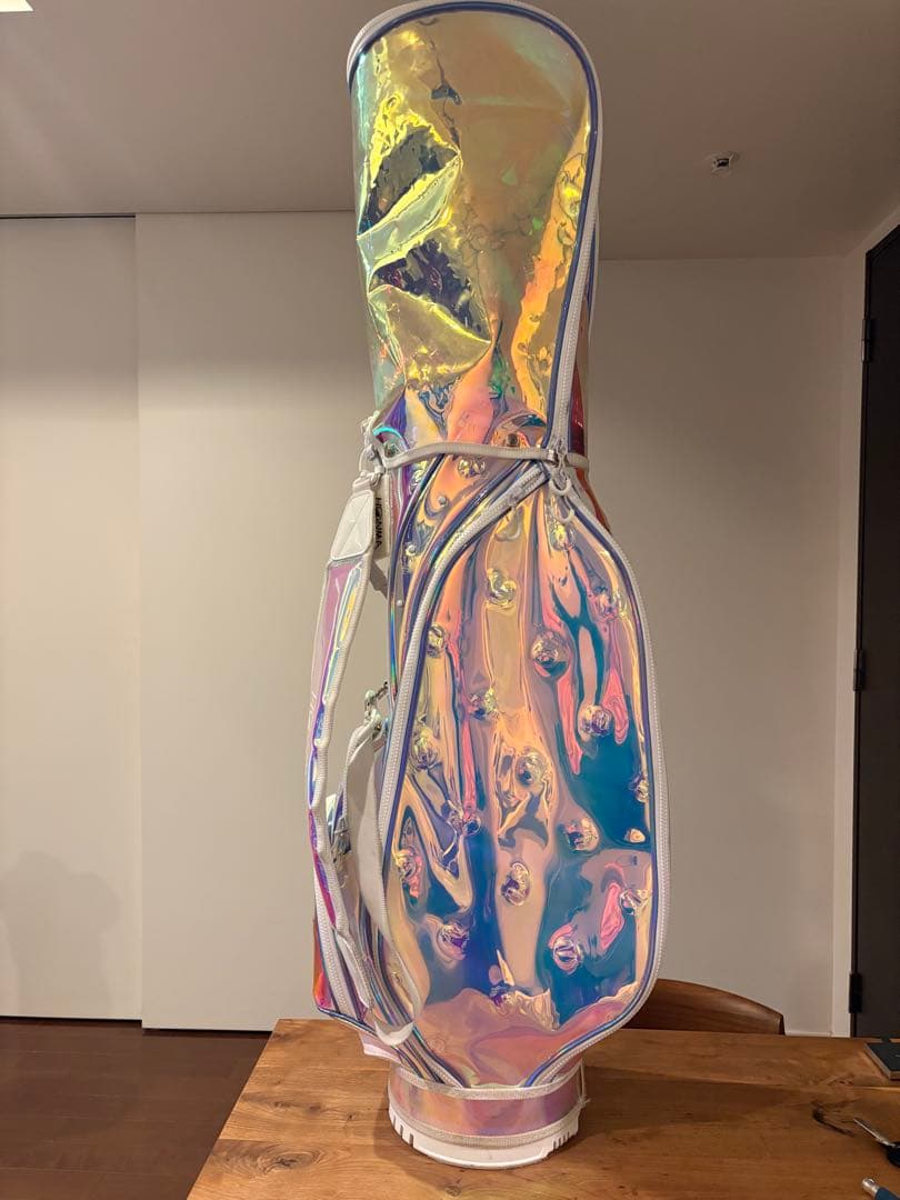 本間　ホンマ　スケルトン オーロラ　キャディバッグ　非売品