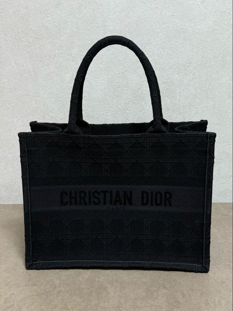 極美✨ クリスチャンディオール ブックトートミディアム DH88421ブラック